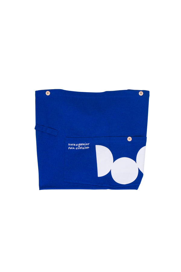Folk Utility Apron - Bright Blue KG