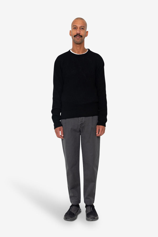 Folk Waffle Crew - Black