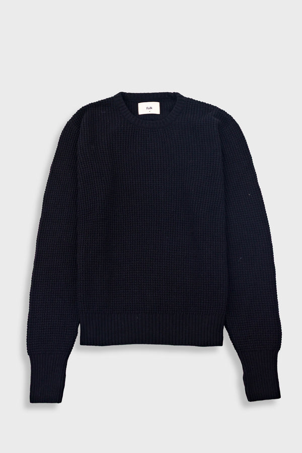 folk Waffle Crew - Black