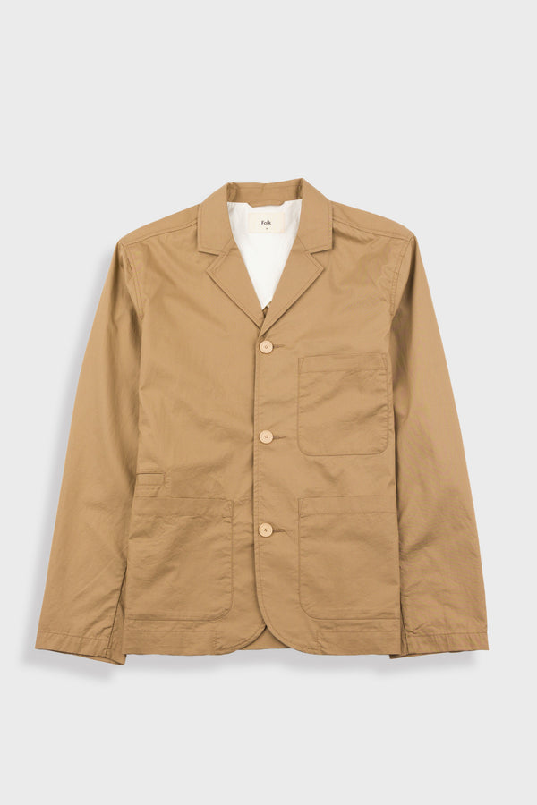 folk Wide Fit Blazer - Sand