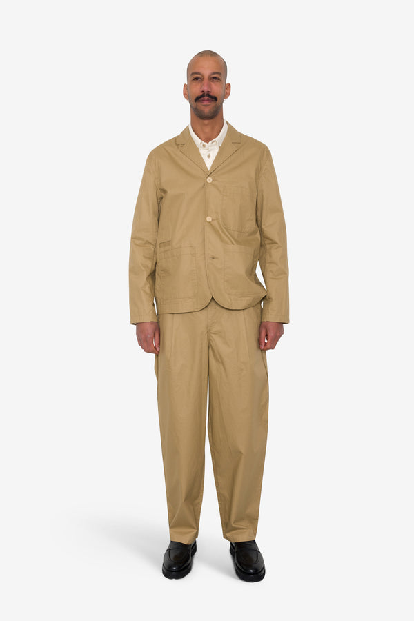 Folk Wide Fit Blazer - Sand