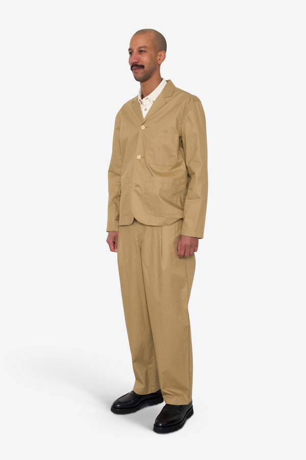 Folk Wide Fit Blazer - Sand