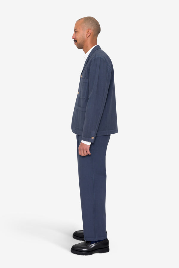 Folk Wide Fit Blazer - Slate