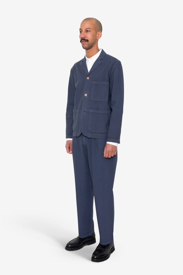 Folk Wide Fit Blazer - Slate