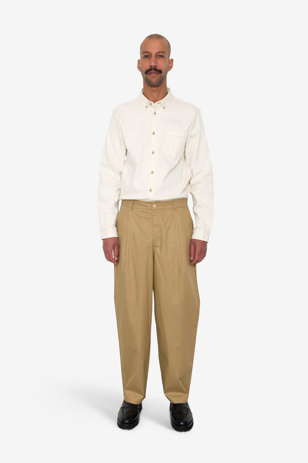 Folk Wide Fit Trouser - Sand