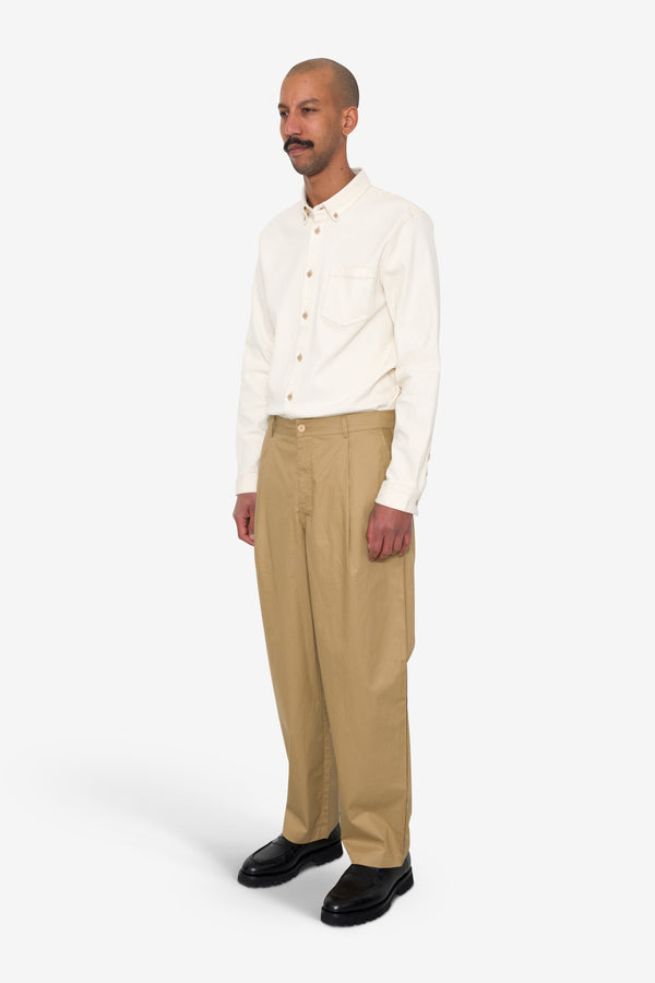 Folk Wide Fit Trouser - Sand