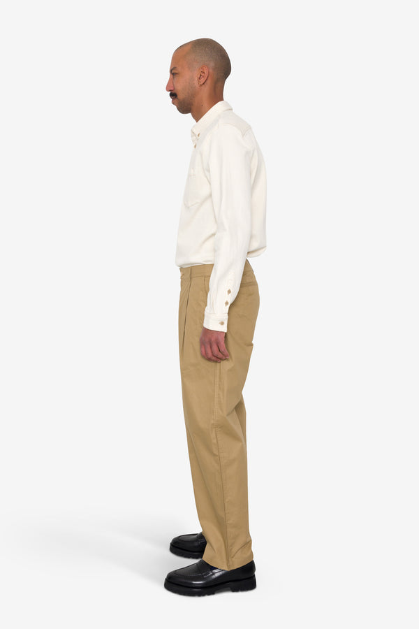 Folk Wide Fit Trouser - Sand