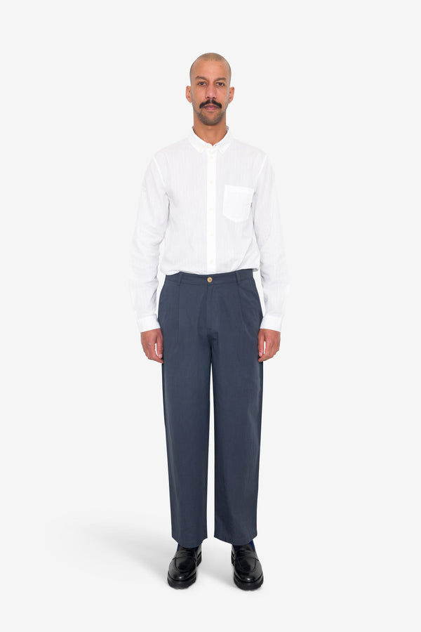 Folk Wide Fit Trouser - Slate