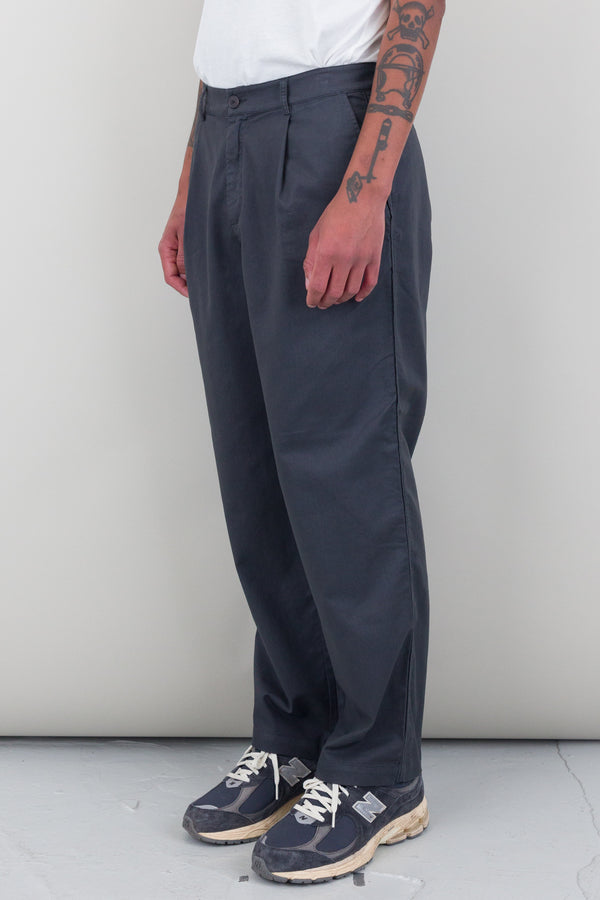 Folk Wide Fit Trouser - Slate Twill