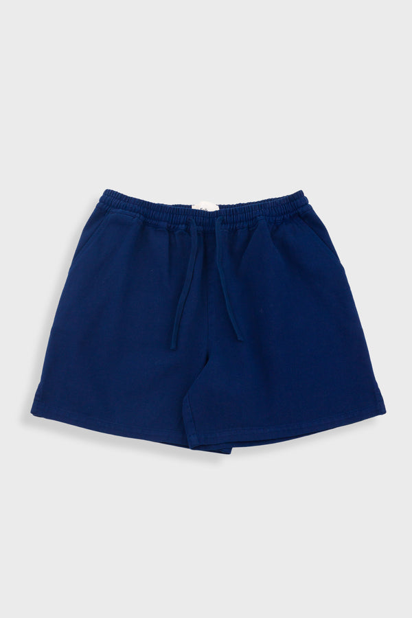folk Wide Signal Shorts - Indigo Twill