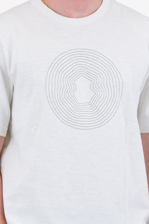 Folk Zaki T-Shirt - Ecru / Sage