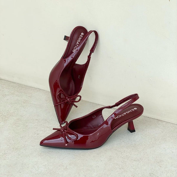 Footwear Sensation Aria Bow Heels