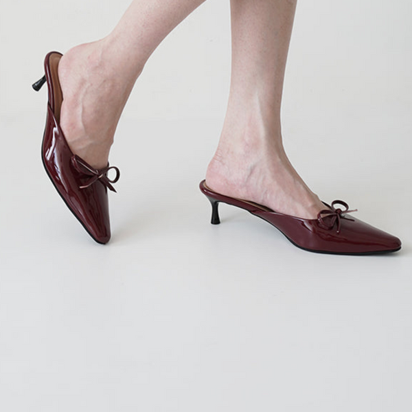 Footwear Sensation Charlotte Heels (Cherry Red)