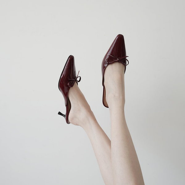 Footwear Sensation Charlotte Heels (Cherry Red)