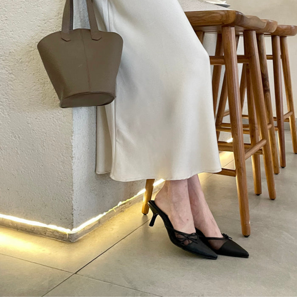 Footwear Sensation Diana Heels (Black)