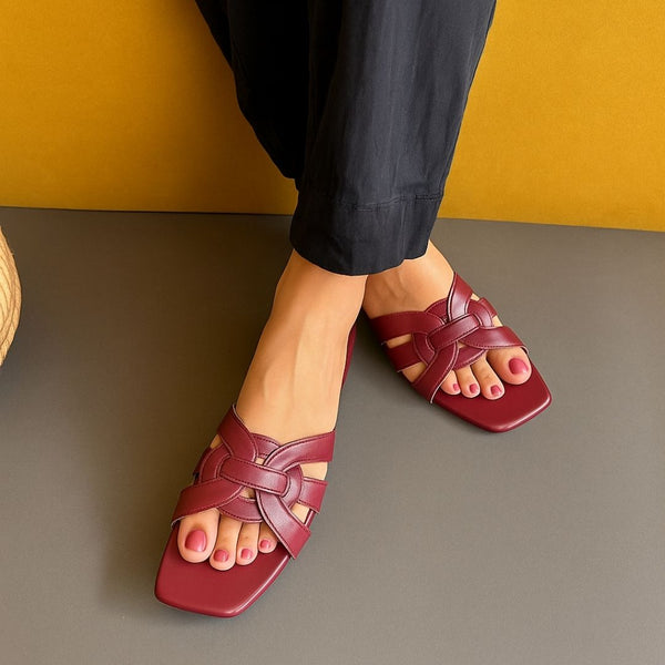 Footwear Sensation Eliza Flat Slides