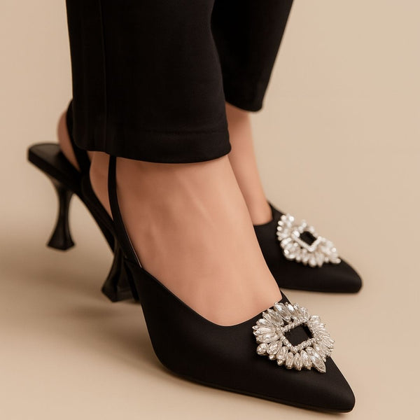 Footwear Sensation Isabella Heels Black