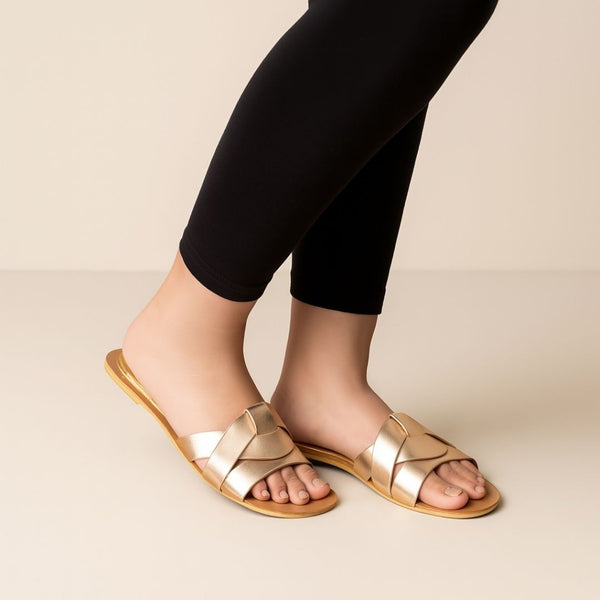 footwear sensation Marina Flats (GOLD)