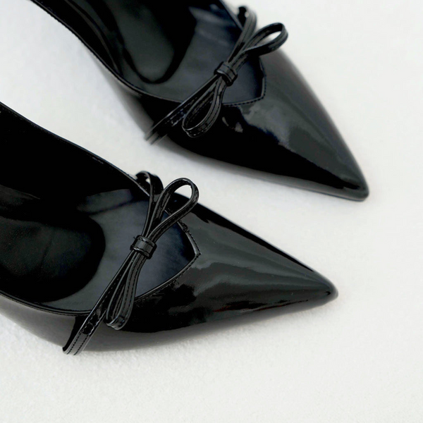Footwear Sensation The Celine Heels (Jet Black)