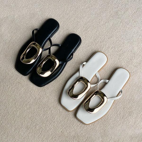 Footwear Sensation The Lisa Flats (Black)