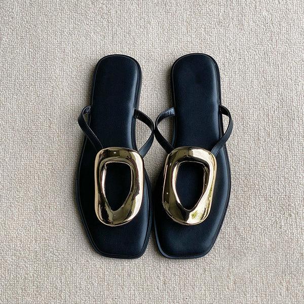 Footwear Sensation The Lisa Flats (Black)