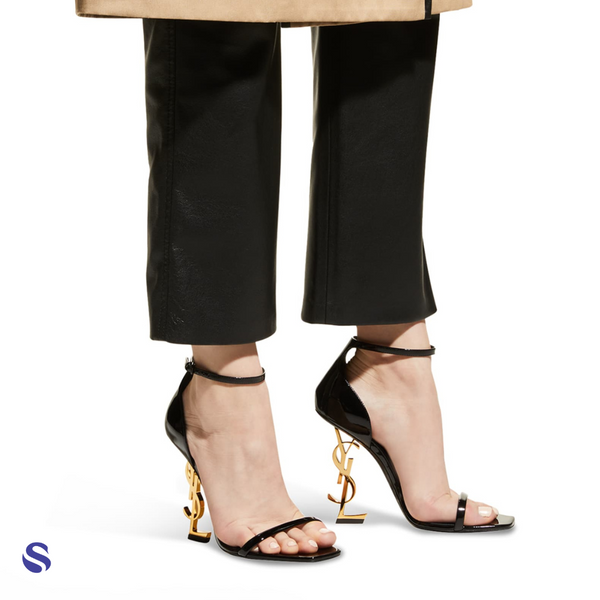 Footwear Sensation YS-L Black Opyum Heels