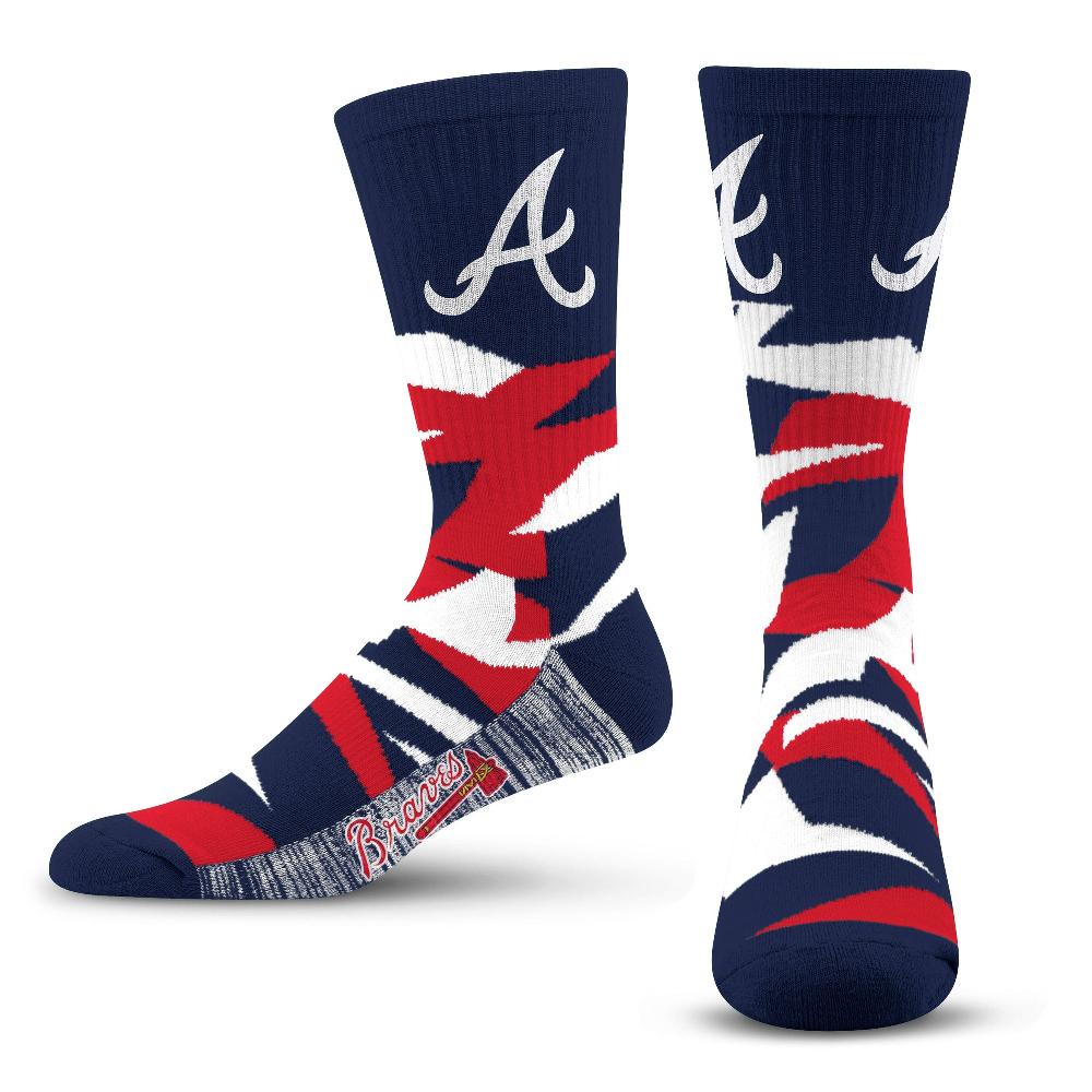 for bare feet Atlanta Braves Breakout Premium Crew Socks Atlanta Braves Breakout Premium Crew Socks