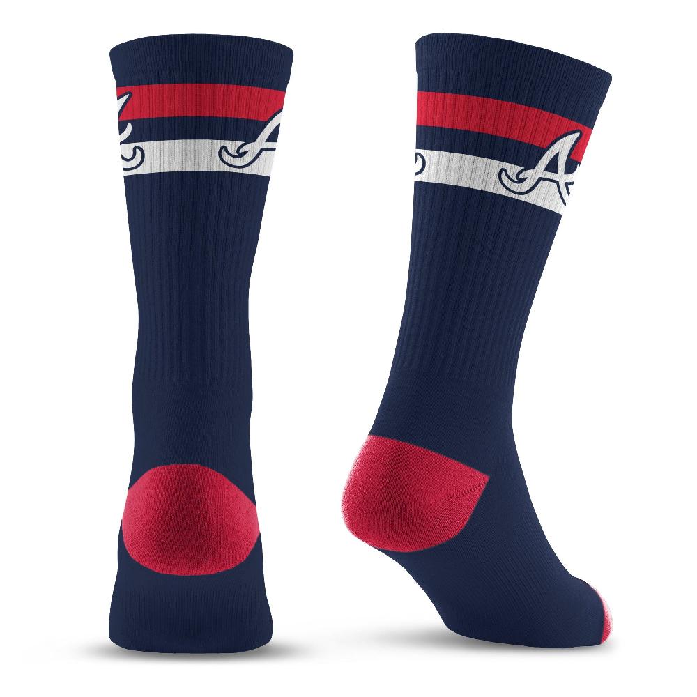 For Bare Feet Atlanta Braves Legend Premium Crew Socks Atlanta Braves Legend Premium Crew Socks