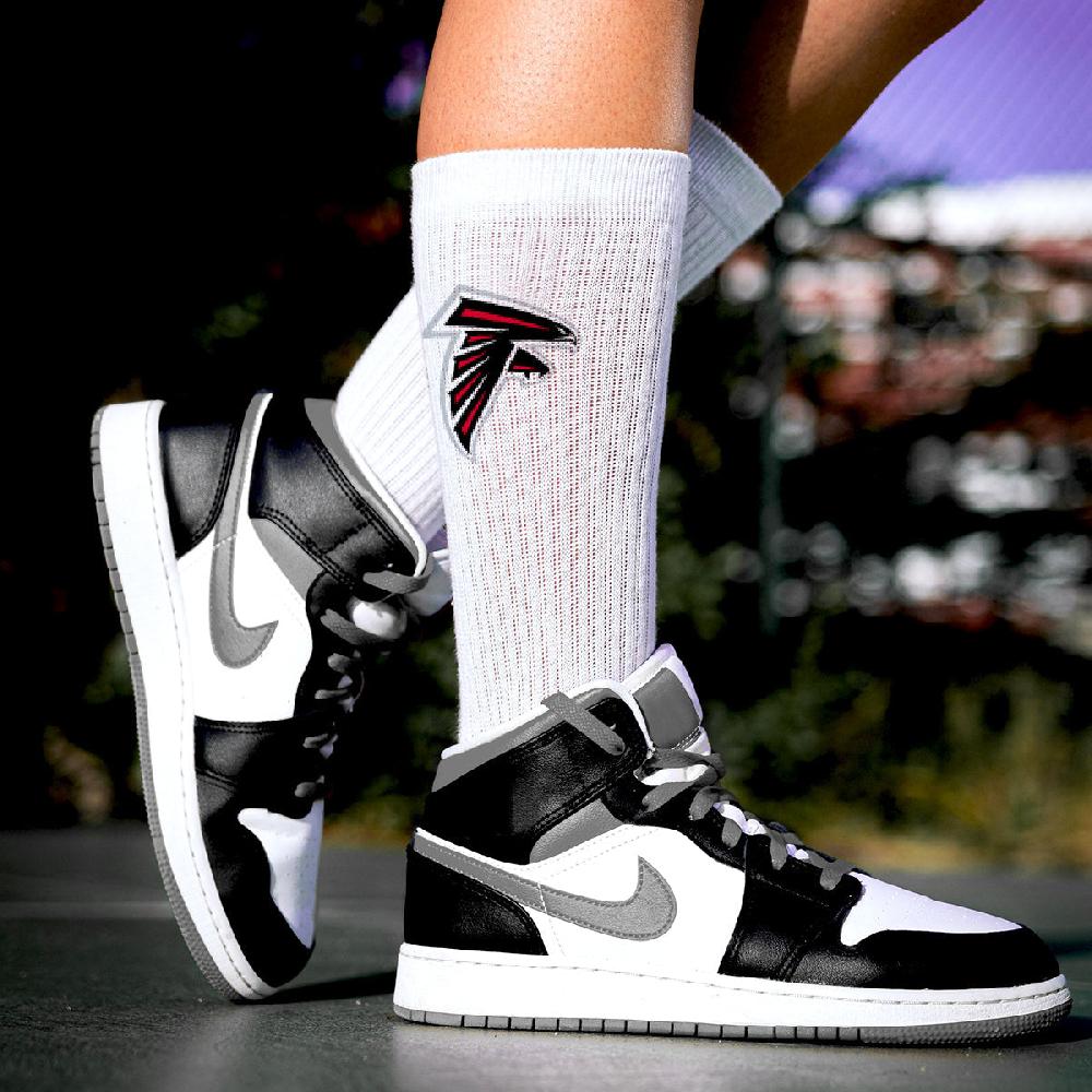 For Bare Feet Atlanta Falcons Refresh Premium Crew Socks Atlanta Falcons Refresh Premium Crew Socks