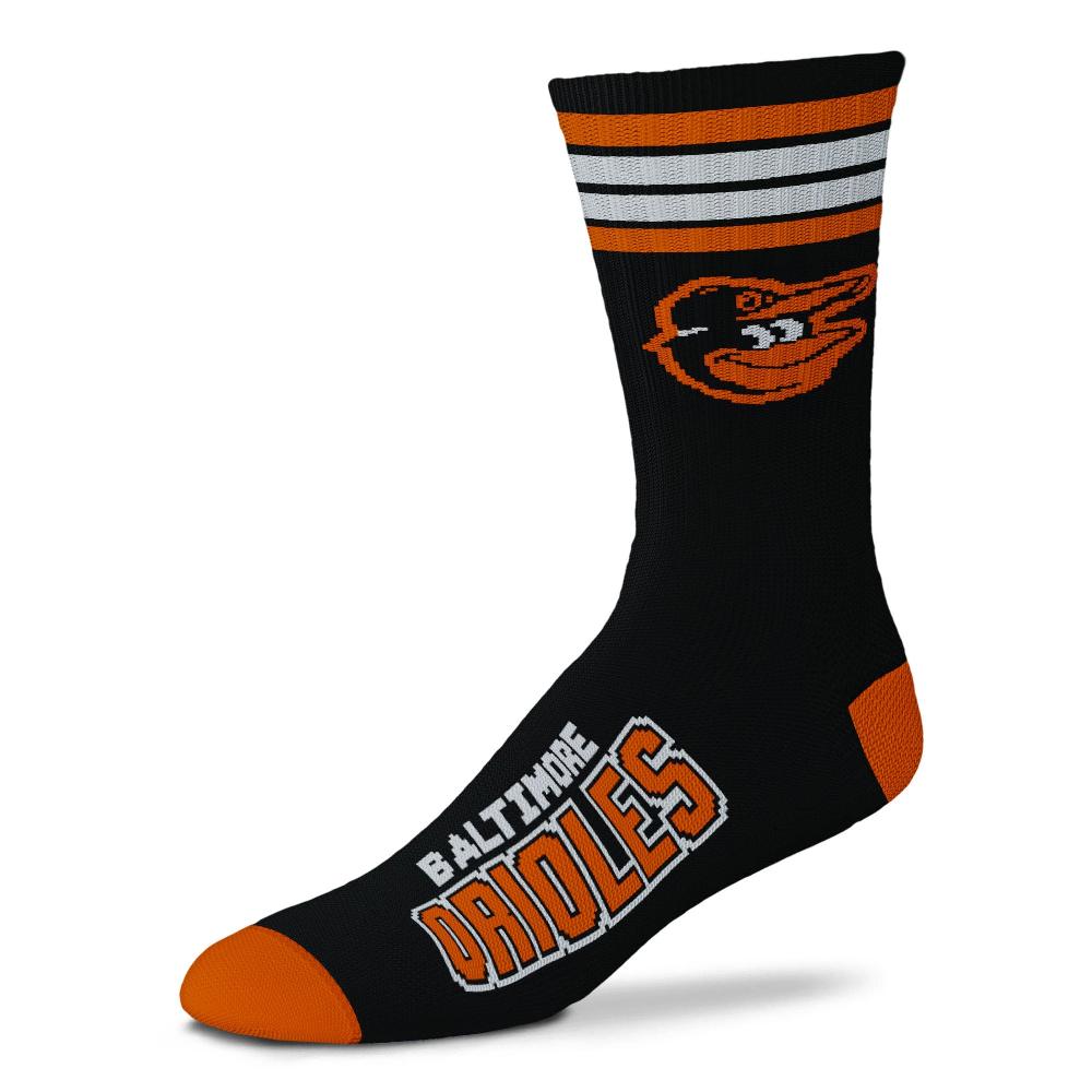 for bare feet Baltimore Orioles 4 Stripe Deuce Socks Baltimore Orioles 4 Stripe Deuce Socks