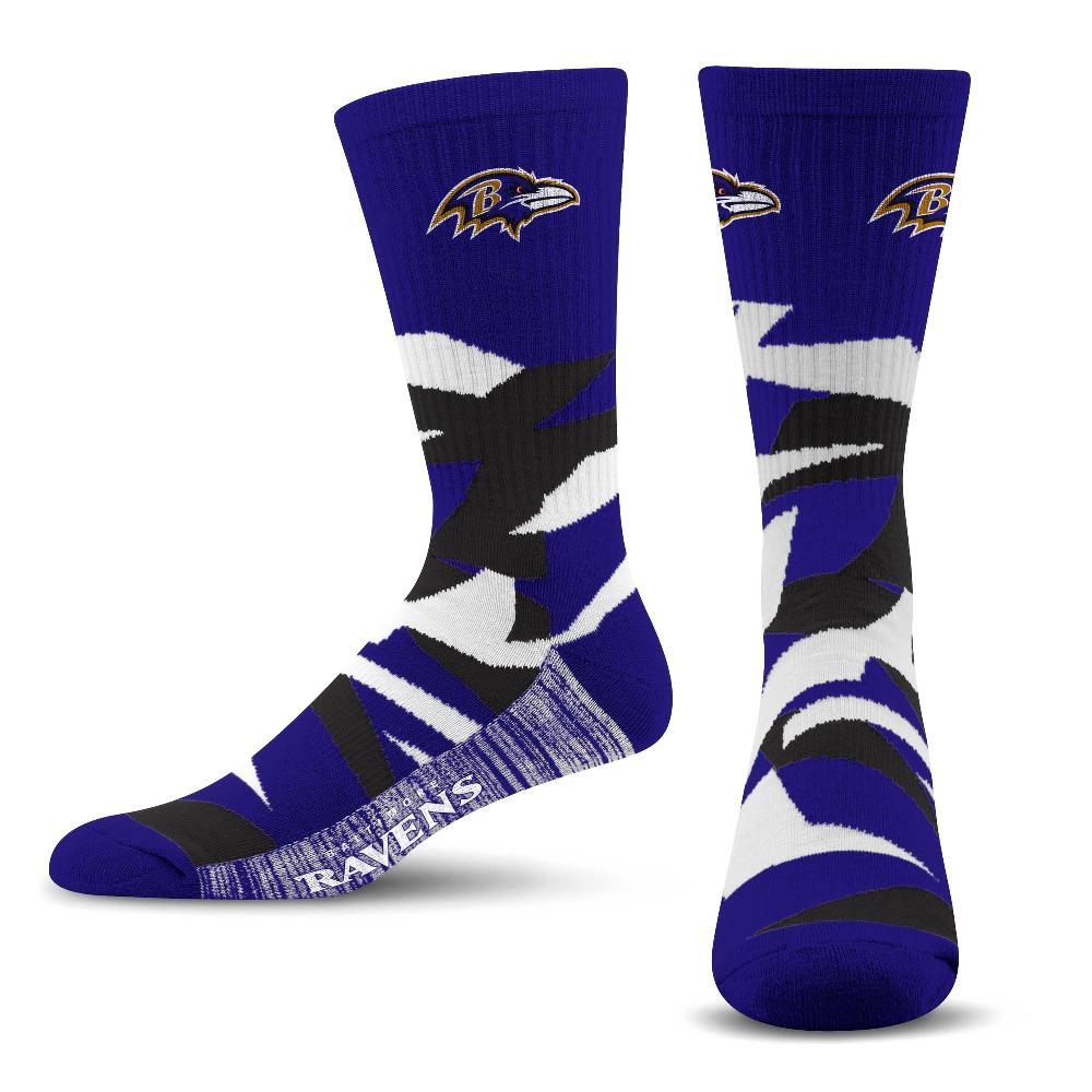 for bare feet Baltimore Ravens Breakout Premium Crew Socks Baltimore Ravens Breakout Premium Crew Socks