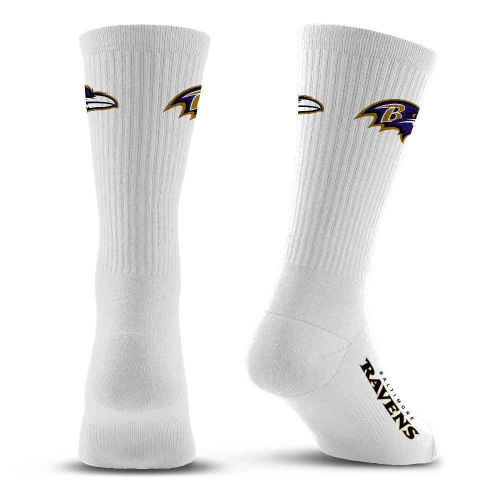 For Bare Feet Baltimore Ravens Refresh Premium Crew Socks Baltimore Ravens Refresh Premium Crew Socks