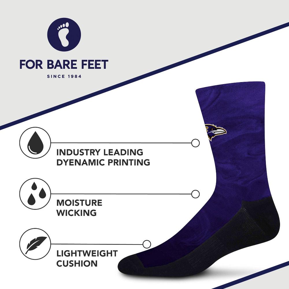 For Bare Feet Baltimore Ravens Smoky Haze Baltimore Ravens Smoky Haze