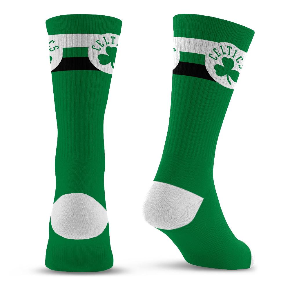 For Bare Feet Boston Celtics Legend Premium Crew Socks Boston Celtics Legend Premium Crew Socks