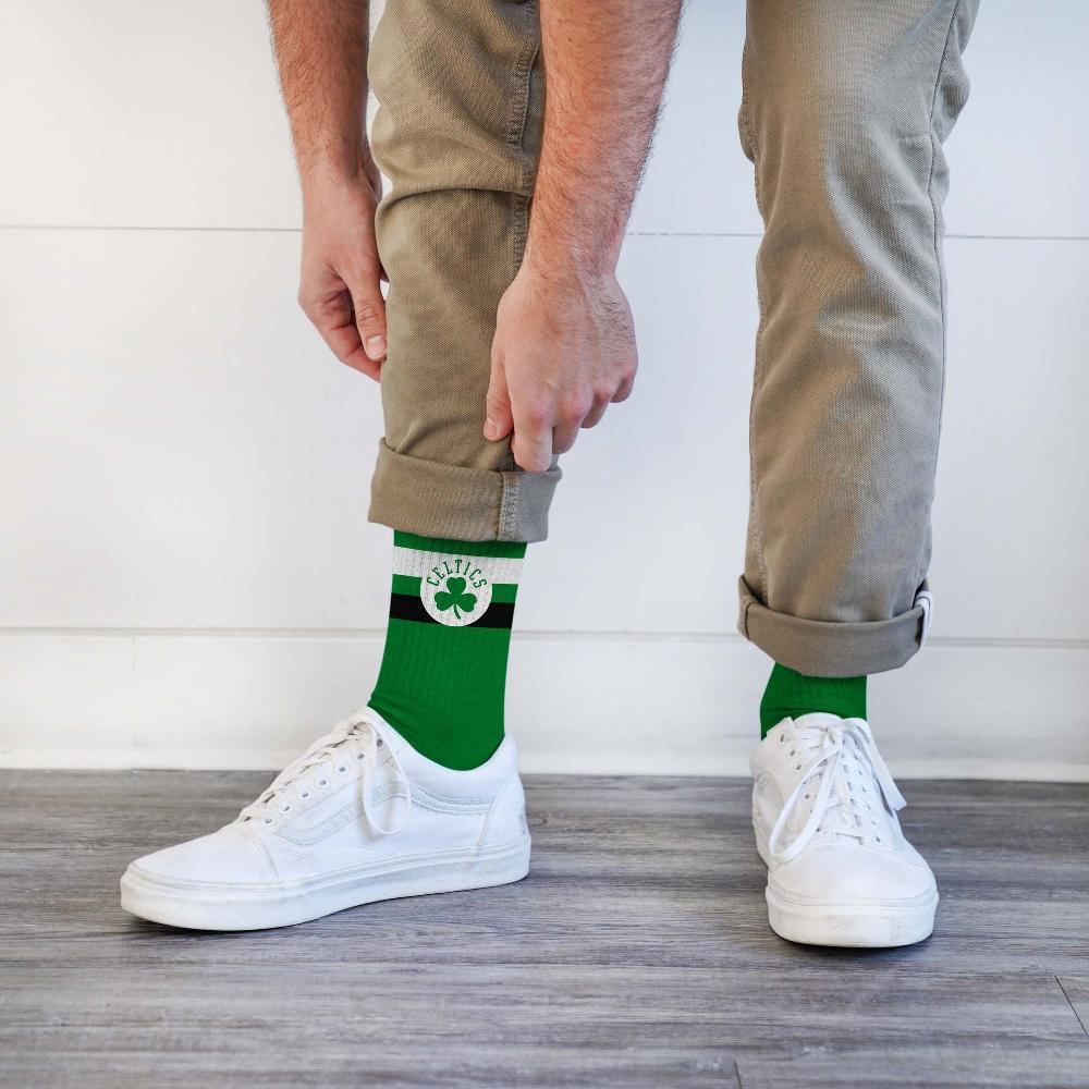 For Bare Feet Boston Celtics Legend Premium Crew Socks Boston Celtics Legend Premium Crew Socks