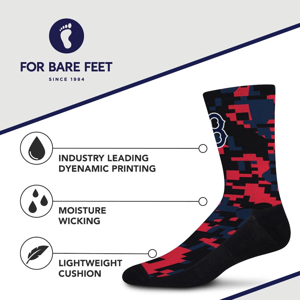 For Bare Feet Boston Red Sox Digi Socks Boston Red Sox Digi Socks