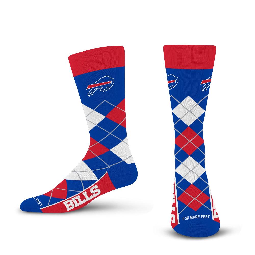 for bare feet Buffalo Bills Argyle Remix Buffalo Bills Argyle Remix