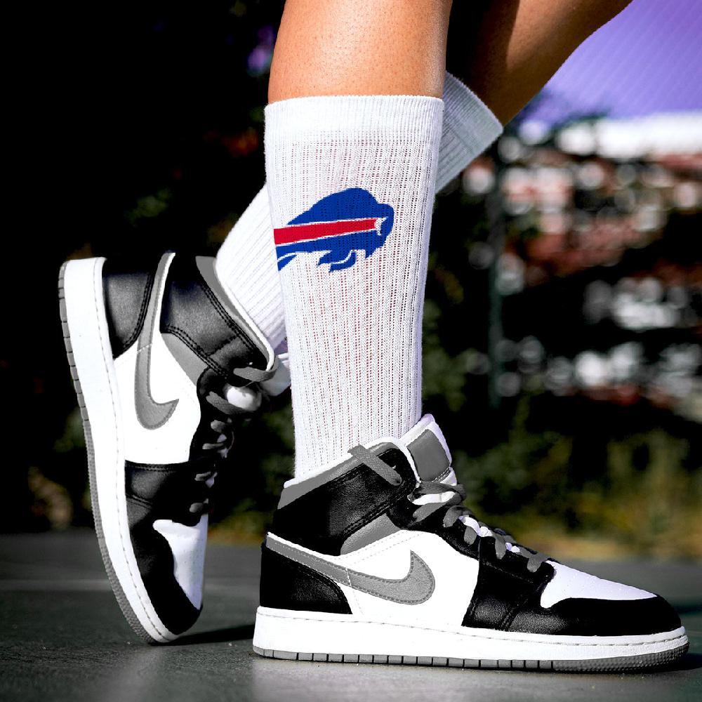 For Bare Feet Buffalo Bills Refresh Premium Crew Socks Buffalo Bills Refresh Premium Crew Socks