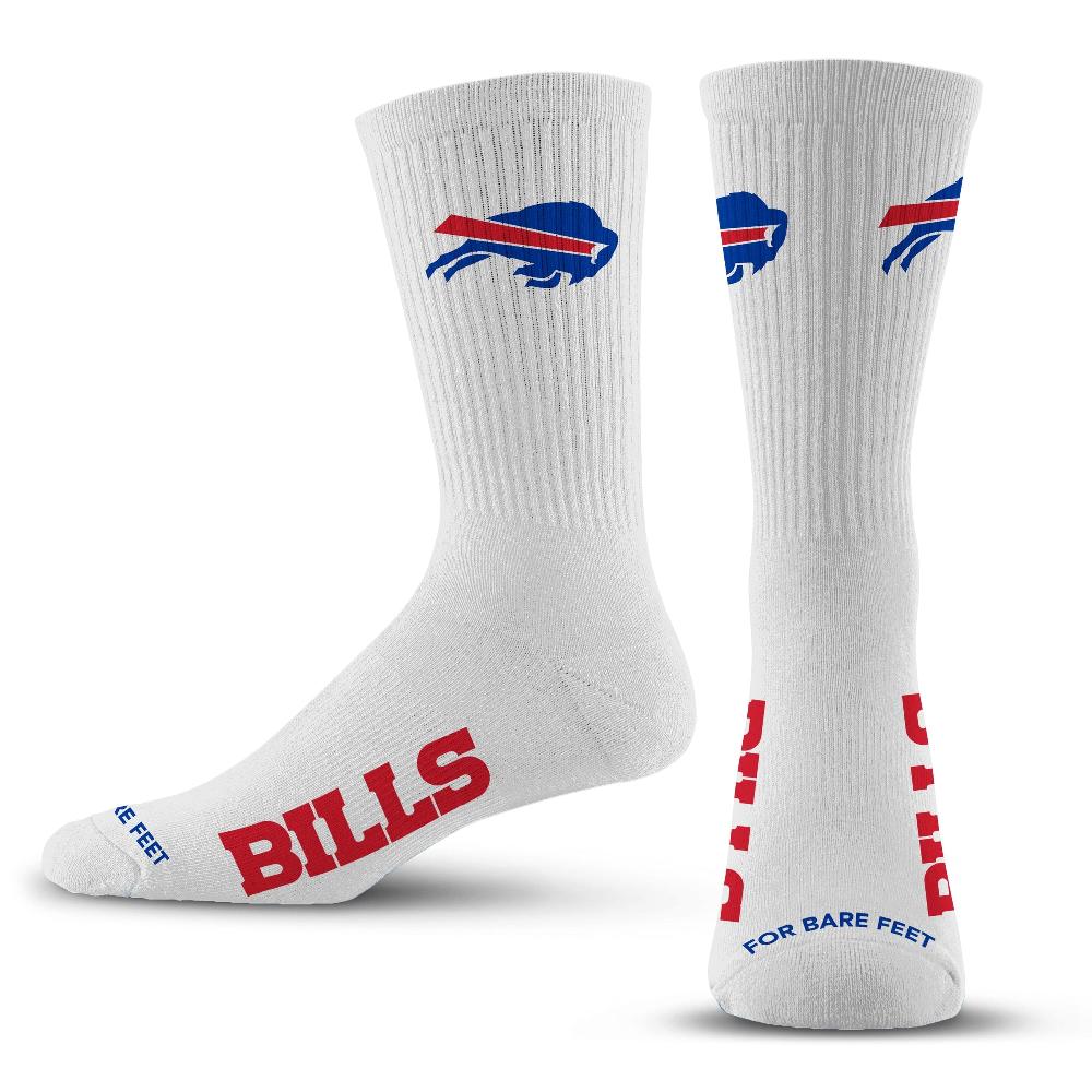 for bare feet Buffalo Bills Refresh Premium Crew Socks Buffalo Bills Refresh Premium Crew Socks