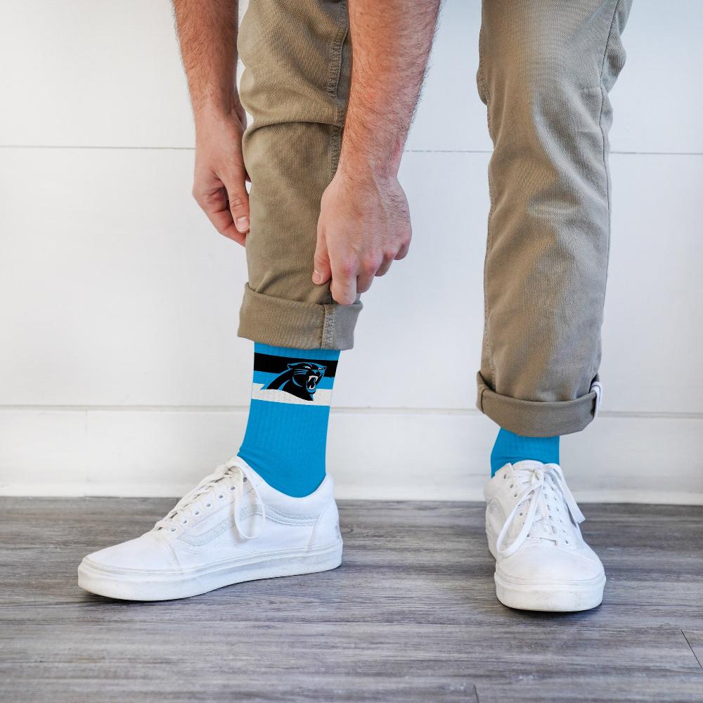 For Bare Feet Carolina Panthers Legend Premium Crew Socks Carolina Panthers Legend Premium Crew Socks