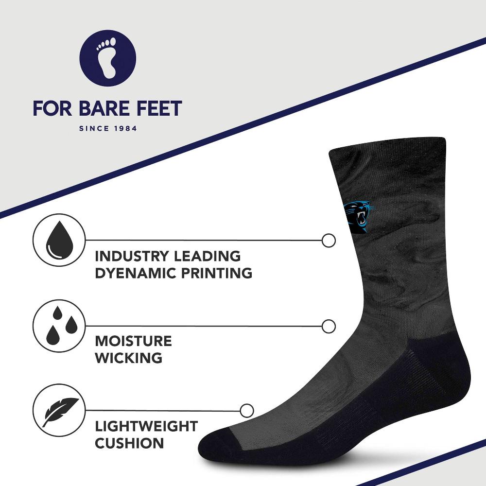 For Bare Feet Carolina Panthers Smoky Haze Carolina Panthers Smoky Haze