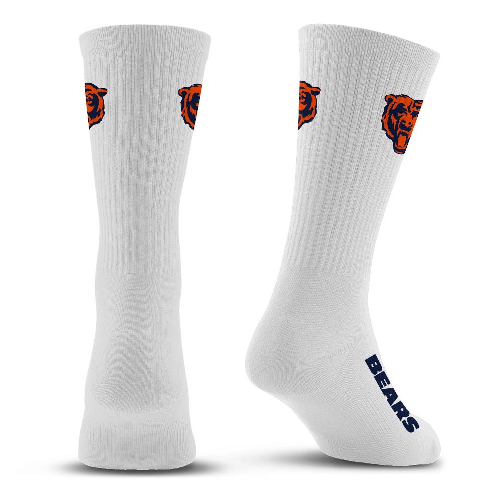 For Bare Feet Chicago Bears Refresh Premium Crew Socks Chicago Bears Refresh Premium Crew Socks