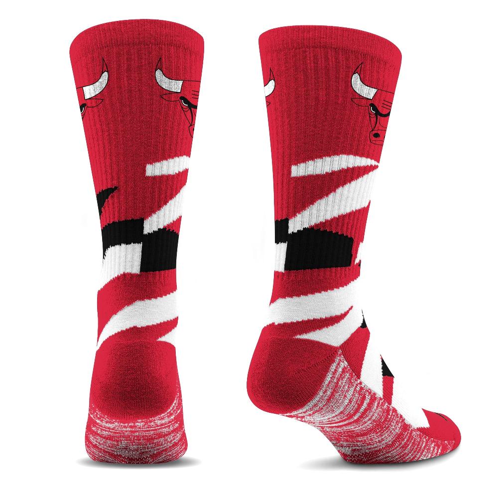 For Bare Feet Chicago Bulls Breakout Premium Crew Socks Chicago Bulls Breakout Premium Crew Socks