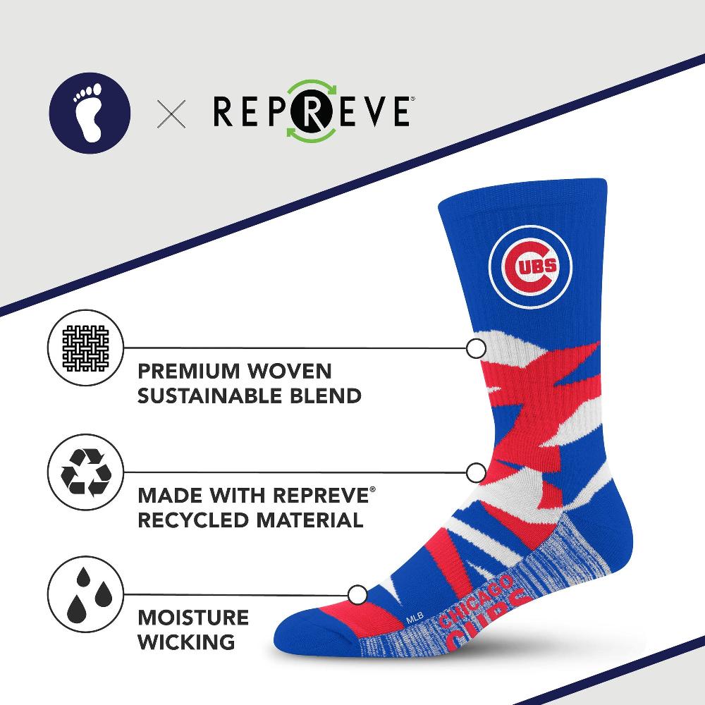 For Bare Feet Chicago Cubs Breakout Premium Crew Socks Chicago Cubs Breakout Premium Crew Socks