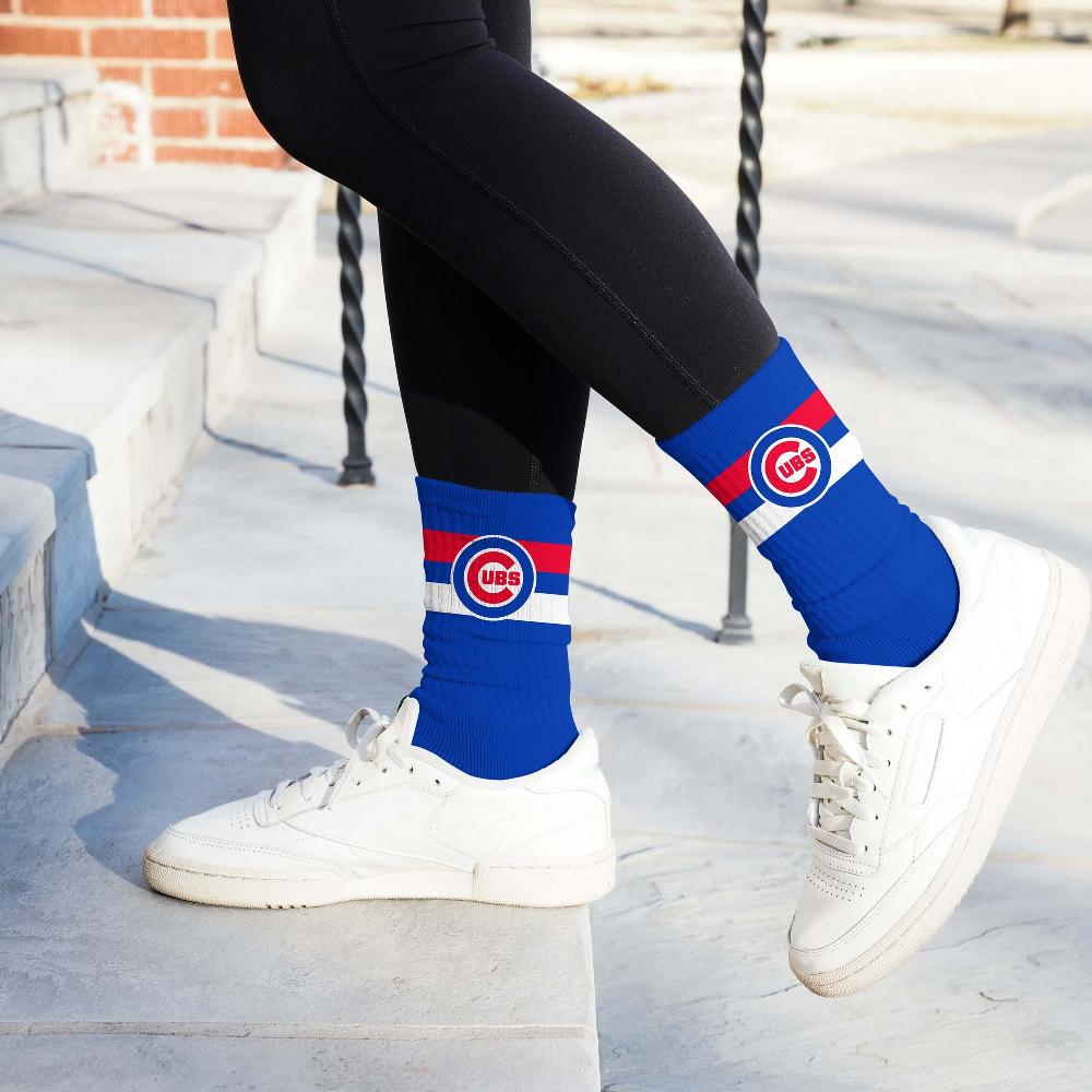 For Bare Feet Chicago Cubs Legend Premium Crew Socks Chicago Cubs Legend Premium Crew Socks