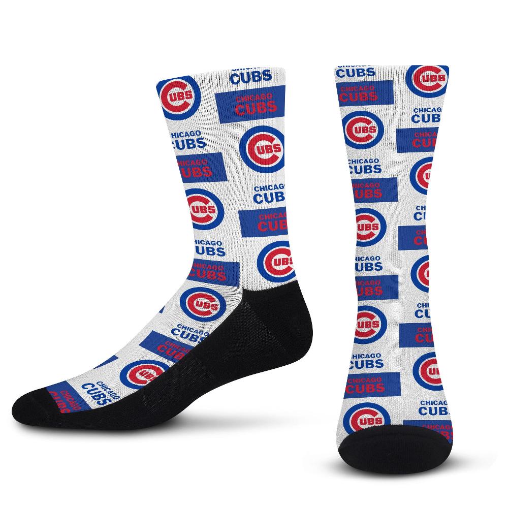 for bare feet Chicago Cubs Poster Print Socks Chicago Cubs Poster Print Socks
