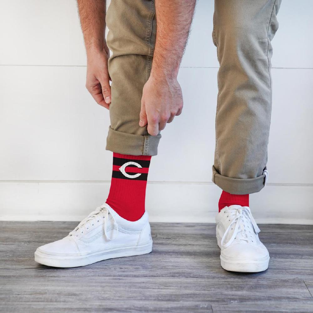 For Bare Feet Cincinnati Reds Legend Premium Crew Socks Cincinnati Reds Legend Premium Crew Socks
