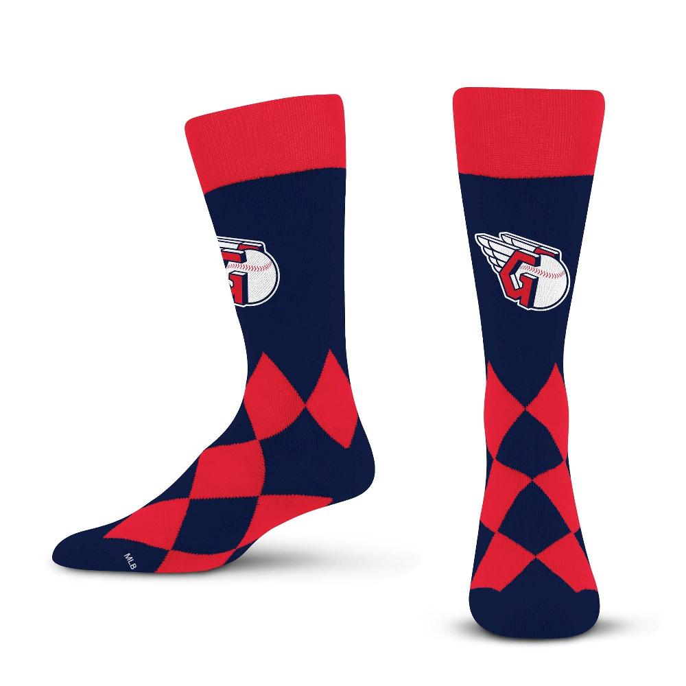for bare feet Cleveland Guardians Big Diamond Socks Cleveland Guardians Big Diamond Socks