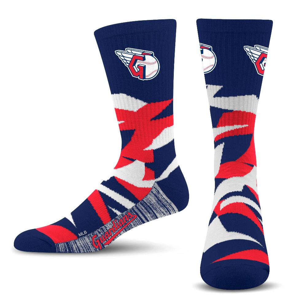 for bare feet Cleveland Guardians Breakout Premium Crew Socks Cleveland Guardians Breakout Premium Crew Socks