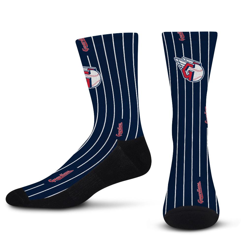 for bare feet Cleveland Guardians Pinstripe Socks Cleveland Guardians Pinstripe Socks